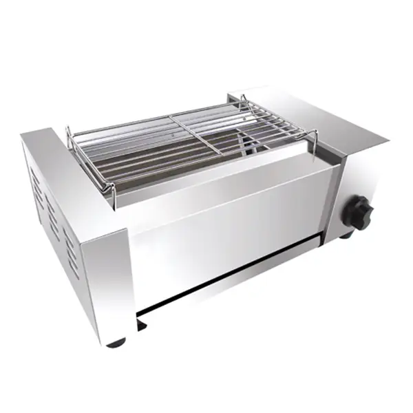 630*400*250mm Stainless Steel Gas Anthracitic BBQ Grill | SHINELONG 1