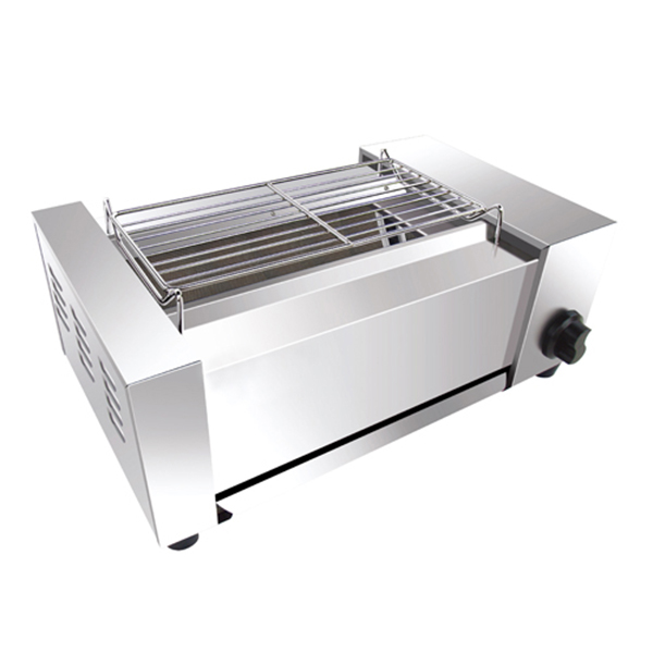 630*400*250mm Stainless Steel Gas Anthracitic BBQ Grill | SHINELONG 3