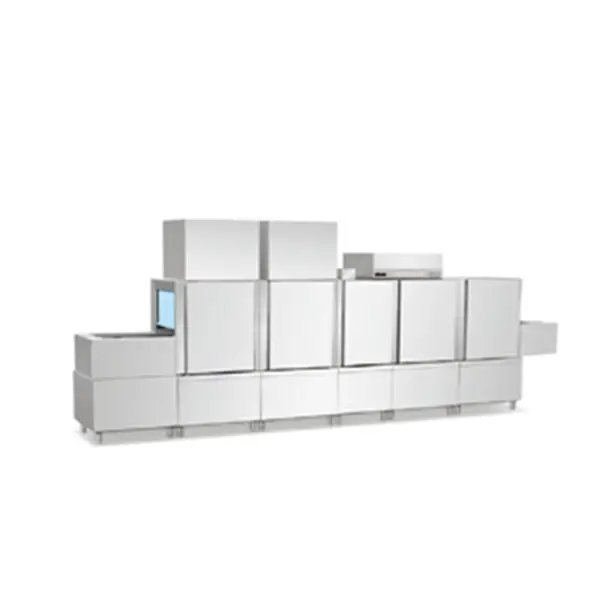 Quality 4250*888*1620mm Flight Type Dishwasher With Single 3-Tanks  | SHINELONG 1