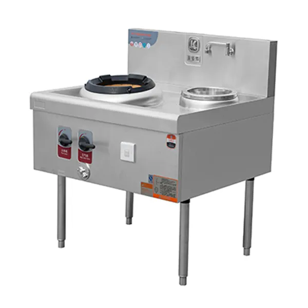 Chinese Wok Range: 1400*840*800mm, NG/LPG, 0.8mm Panel 2