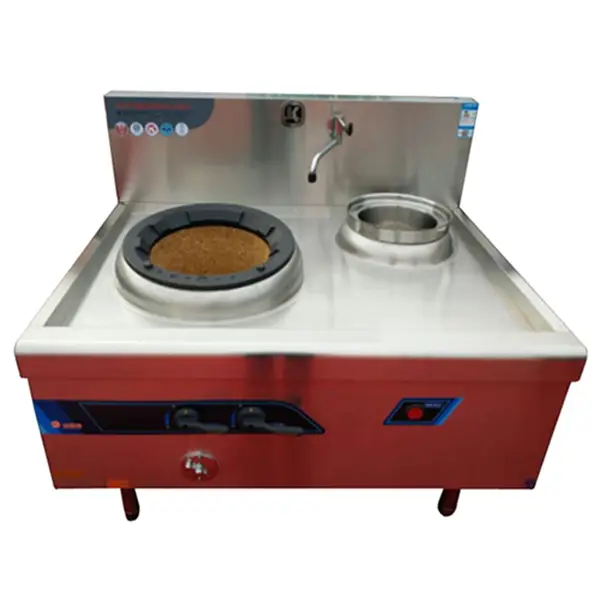 Wok Stove With 1-Burner And1-Warmer-35KW | SHINELONG4 1