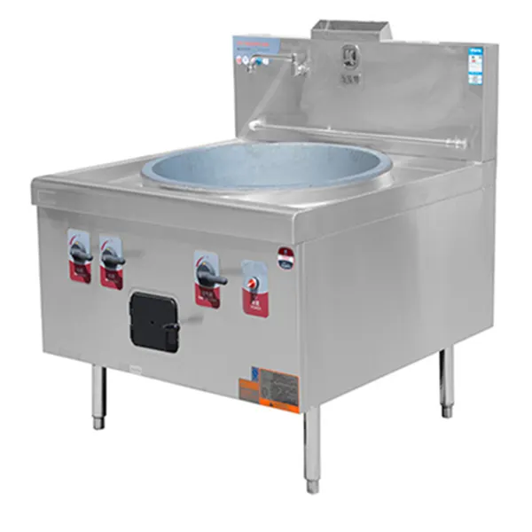 Chinese Wok Range with Powerful Iron Fan 2