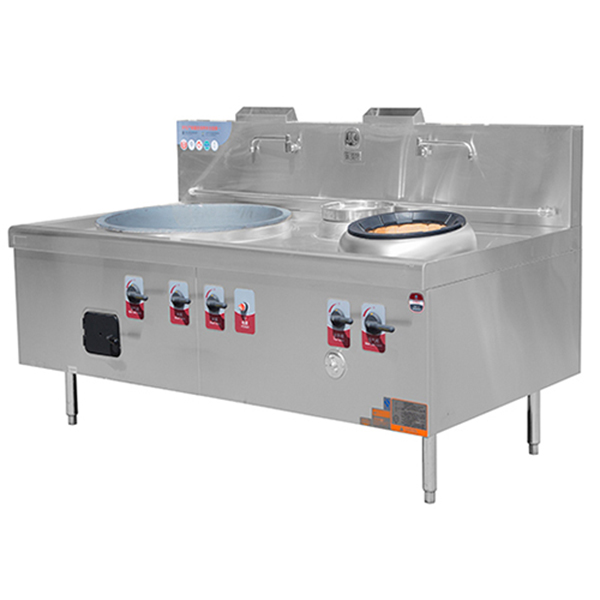 wok stove ກັບ 1 burner ແລະ 1-warmmer 3