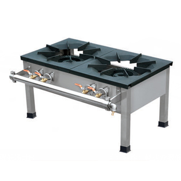 2 Burner Gas Stock Pot Range 3