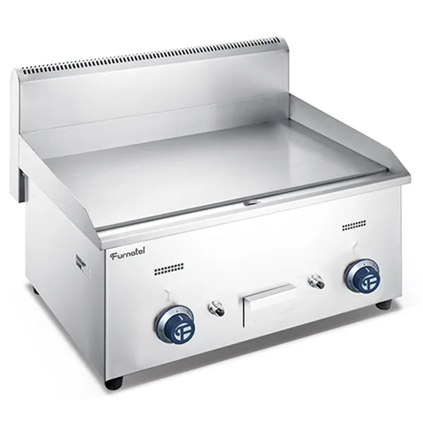 Commercial Countertop Griddle: 10kW, NG/LPG, 730*550*520mm 2