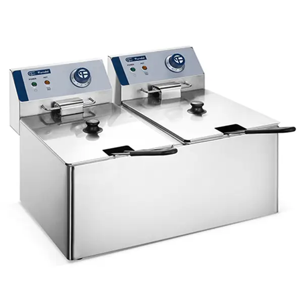 6L*2 2-Tank Electric Fryer 1