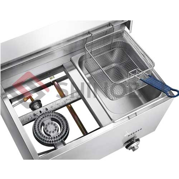 Gas Double Deep Fryer – 6.45 L Twin-Tank Powerhouse for Commercial Kitchens 4