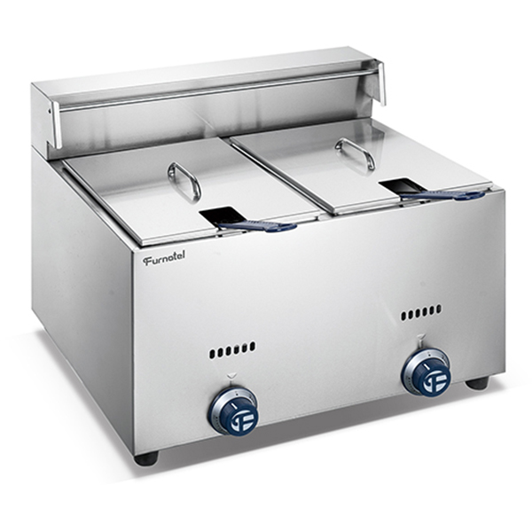 Gas Double Deep Fryer – 6.45 L Twin-Tank Powerhouse for Commercial Kitchens 3