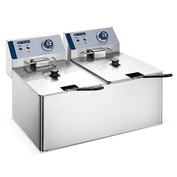 8L*2 2-Tank Electric Fryer 4