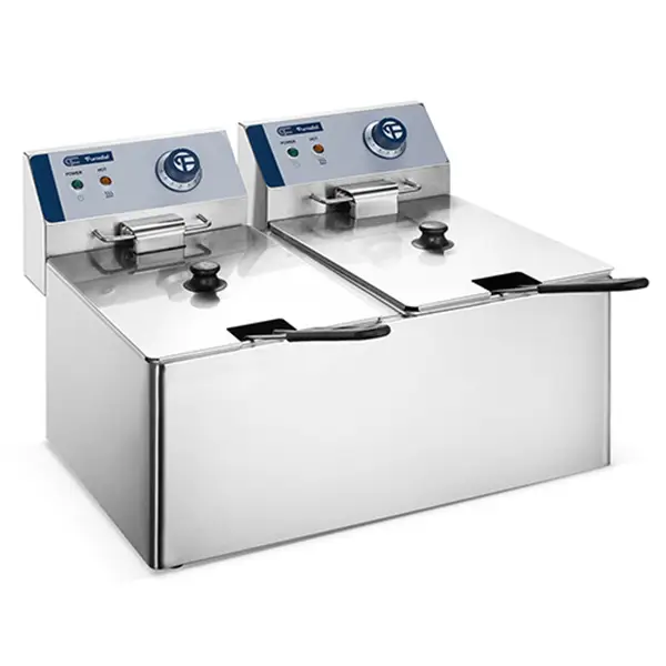 8L*2 2-Tank Electric Fryer 1