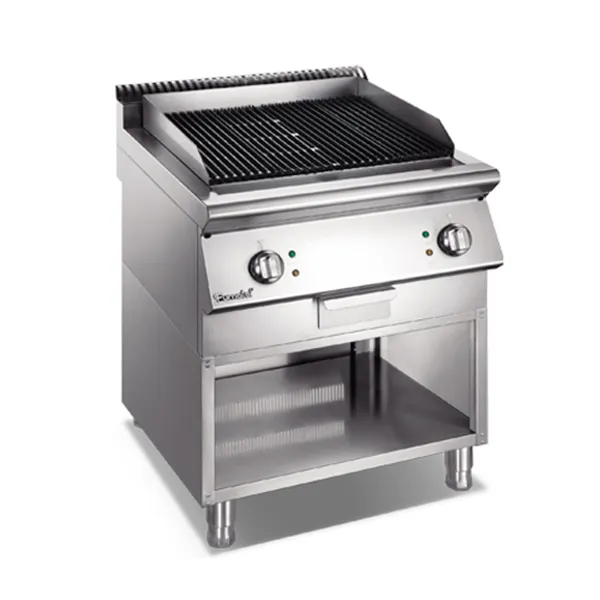 Stainless Steel Gas Range 18kW NG/LPG 700x700x850mm 2