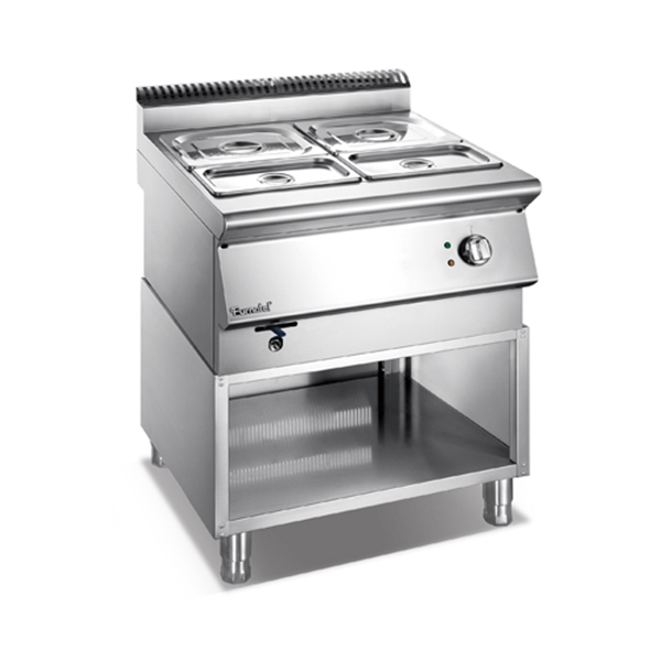 X Series Electric Bain Marie With Open Cabinet 3