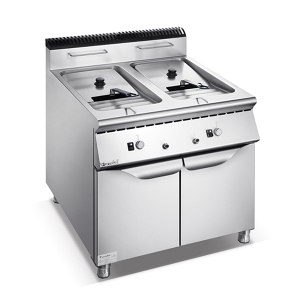 700 Series Gas 2-Tank 2-Basket Fryer With Cabinet 4