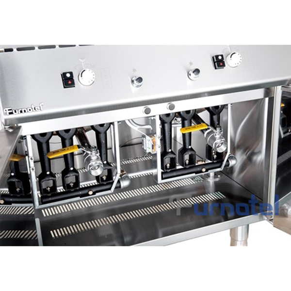 700 Series Gas 2-Tank 2-Basket Fryer With Cabinet 6