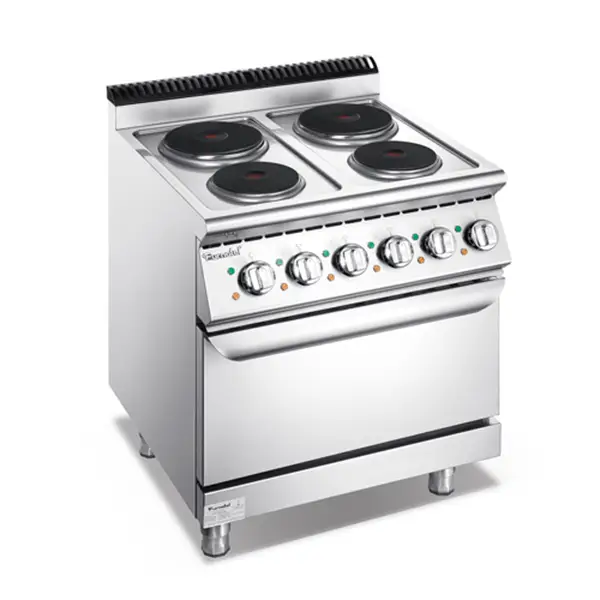 700 Series Electric 4-Hot Plate Cooker With Oven 1