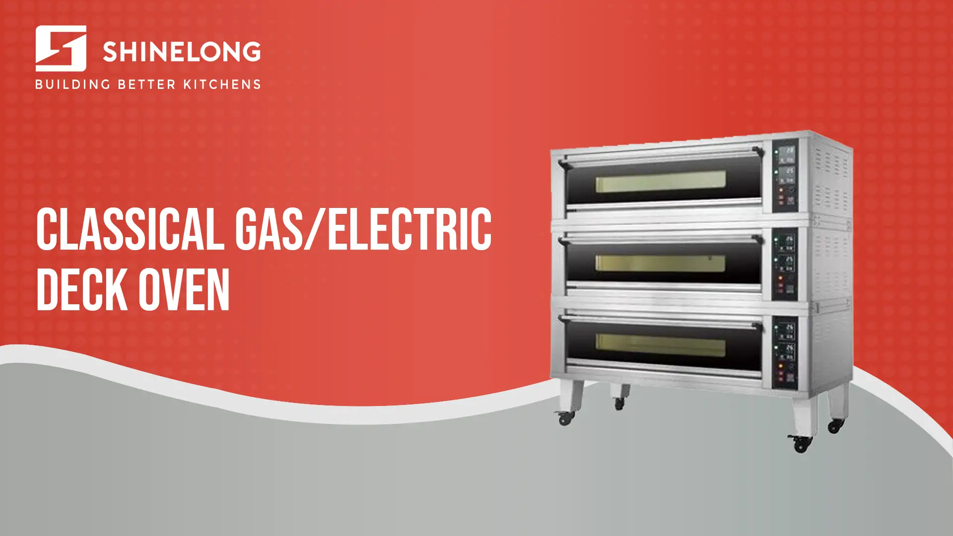Classical Gas/Electric deck oven SHINELONG 1