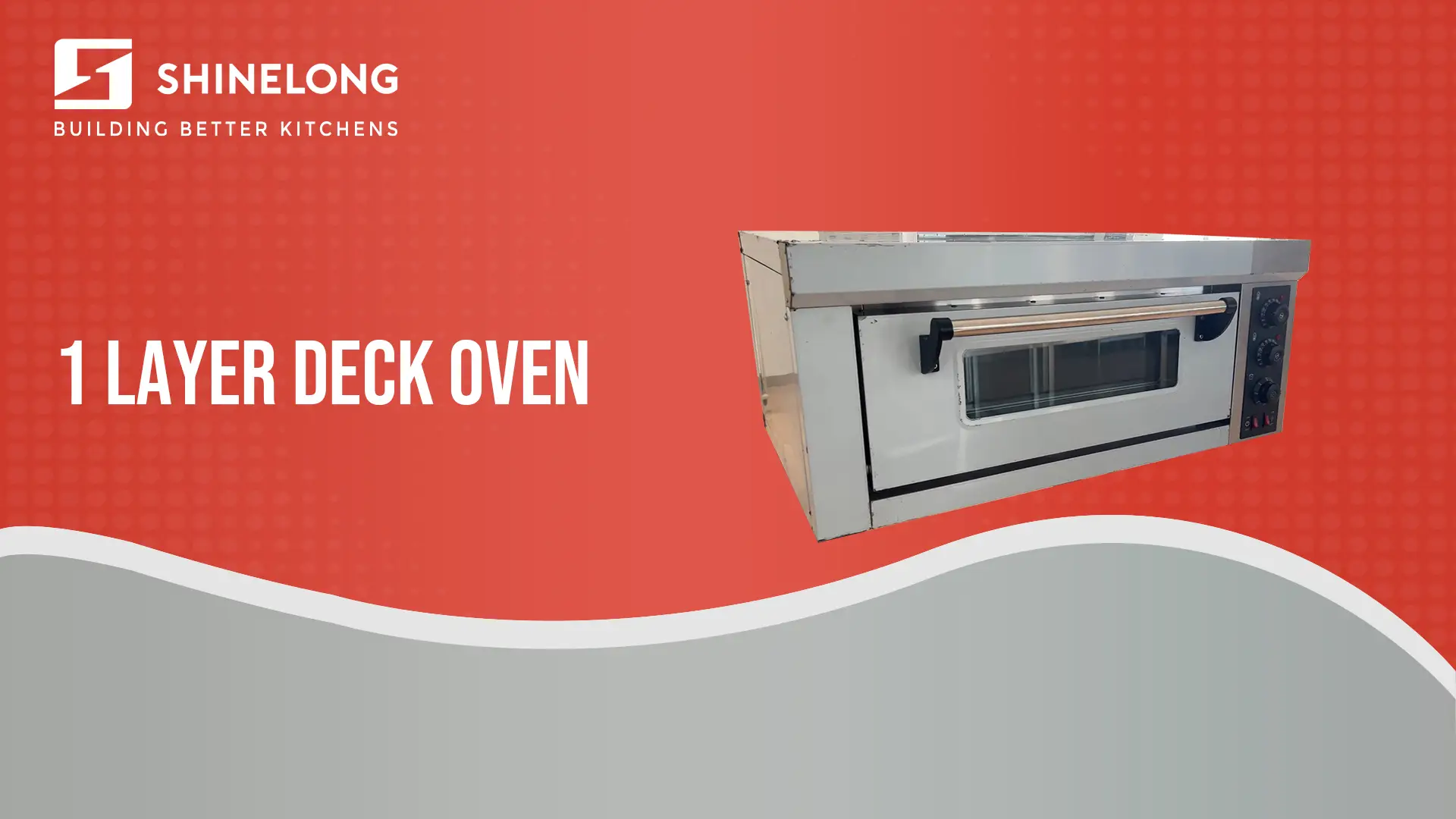Classical 1 layer Electric Deck oven SHINELONG 1