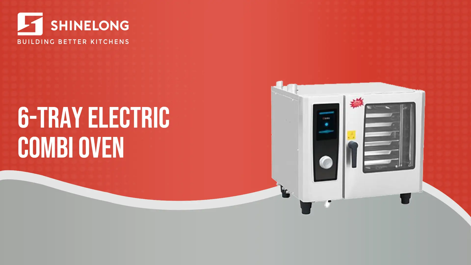 6-plate electric heating touch screen version universal steam oven SHINELONG 1