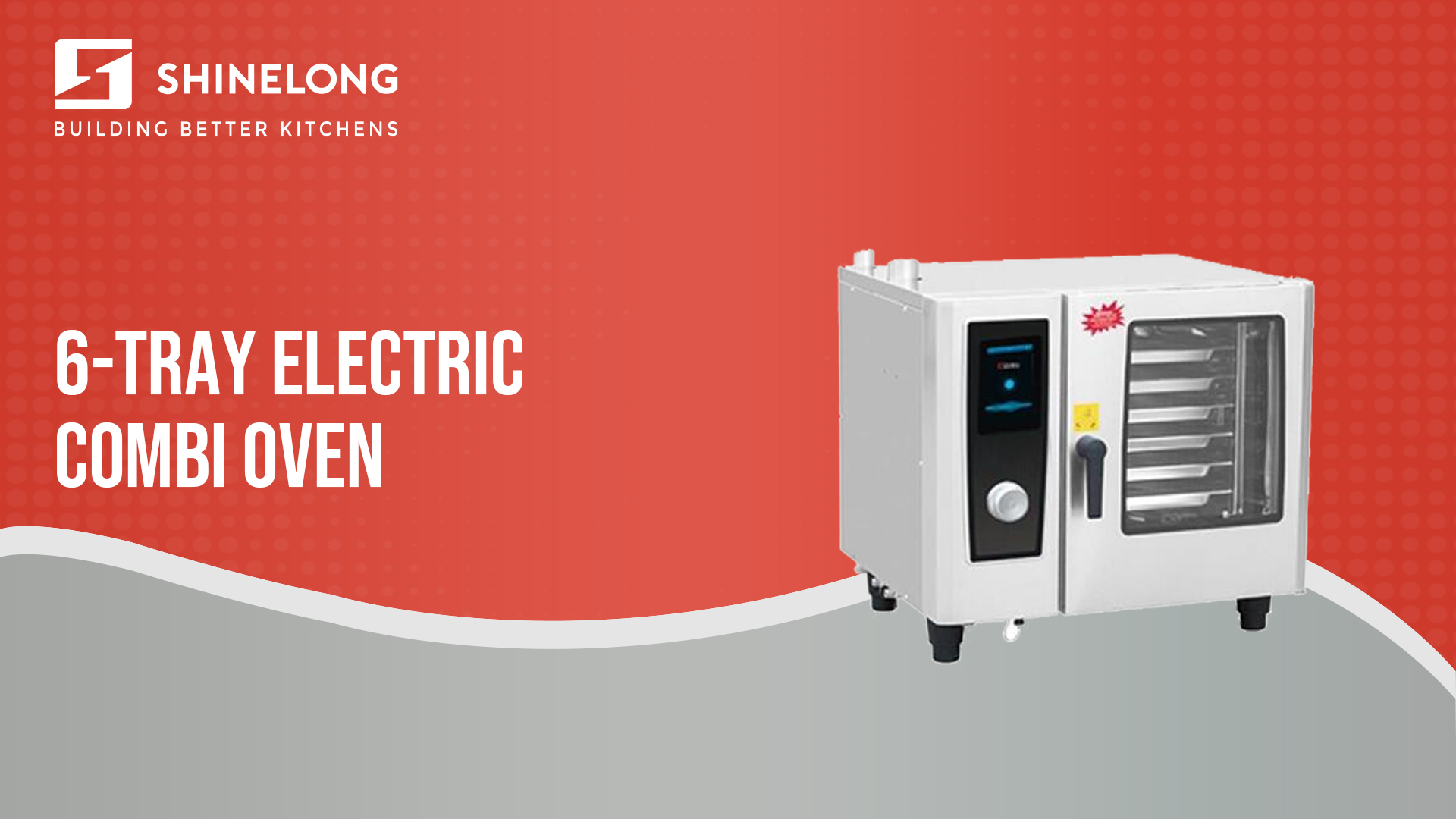 6-plate electric heating touch screen version universal steam oven SHINELONG 3