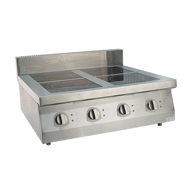 800*760*300+120mm Electric 4 Hob Induction Hot Plates with Manual Control -380V~50Hz | SHINELONG 2