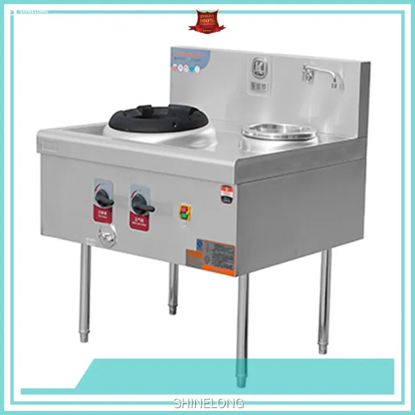 Custom chinese wok range 2 burner manufacturer | SHINELONG 1