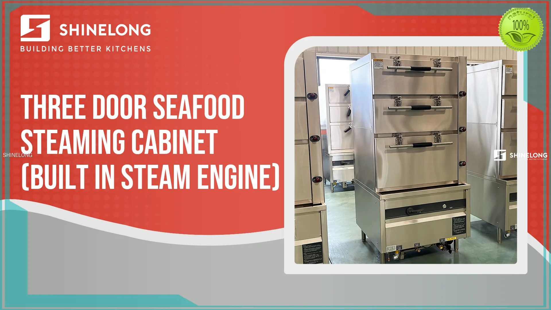 SHINELONG | Best commercial rice steamer machine for sale 1