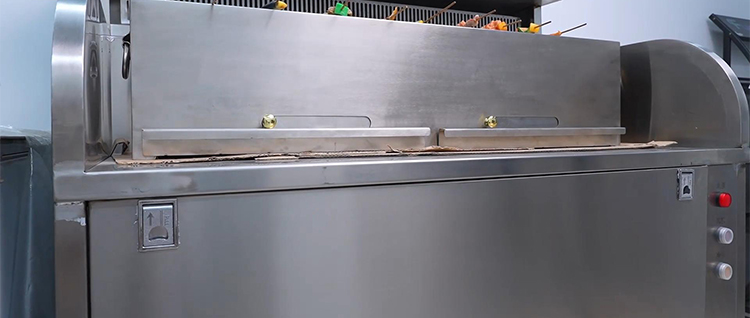 stainless steel yakitori grill