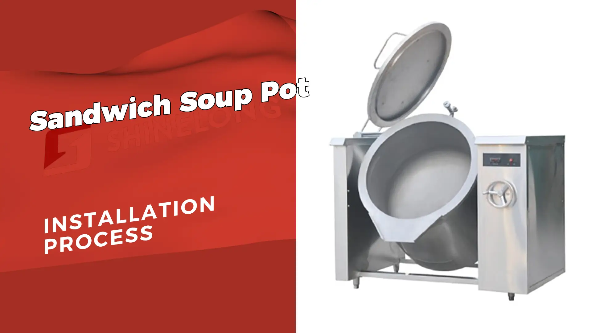 Swing soup pot installation process 1