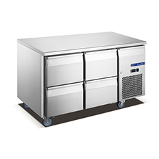 Air cooled refrigerated 4 drawer cabinet