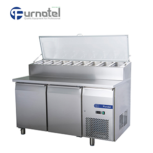 2 Doors Fancooling Salad Bar Pre-Station