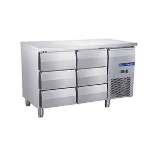 6 Drawers Fancooling Undercounter Chiller