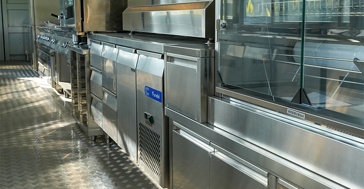 Container kitchen interior