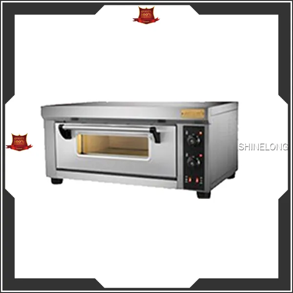 Stainless Steel Deck Oven with Timer and Safety Features 1