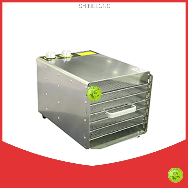 6-Tray Stainless Steel Food Dehydrator with Tempered Glass Door 1