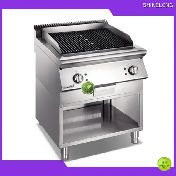 Stainless Steel Gas Range 18kW NG/LPG 700x700x850mm 1