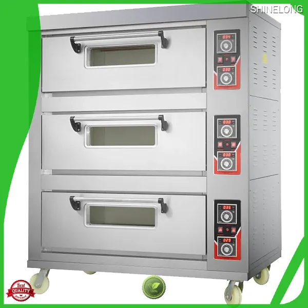 Stainless Steel Countertop Deck Oven - Separate Temperature Control & Detachable Layers 1