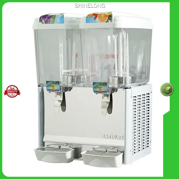 Shinelong Commercial Beverage Dispenser: Efficient 18L Dual Head Machine 1