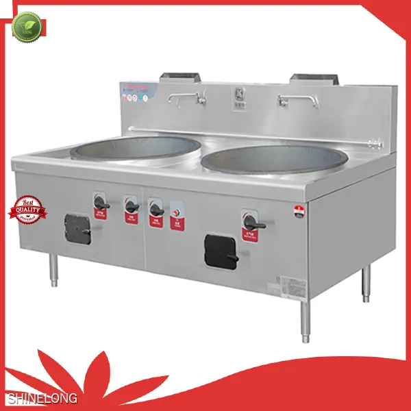 Commercial Chinese Wok Range: NG/LPG 2100x1150x800mm 1