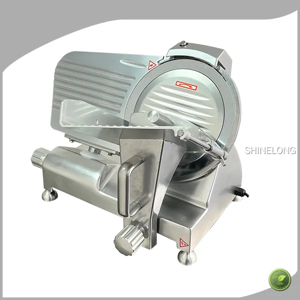 SHINELONG F118-3 Industrial Vegetable Cutter - 220V, 250mm Blade 1