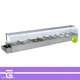 2-Pot Bain Marie - 220V, 1.8kW, 9-Pan Capacity for Safe Food Heating 1