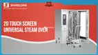 **High-Performance Touch Screen Combi Steamer Oven with Programmable Features** 1