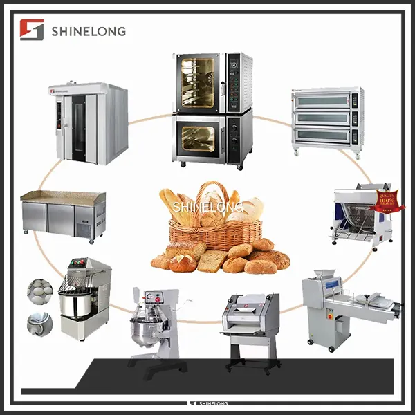 Commercial Bakery Production Line with Rotary Rack Oven - Efficient & Reliable 1