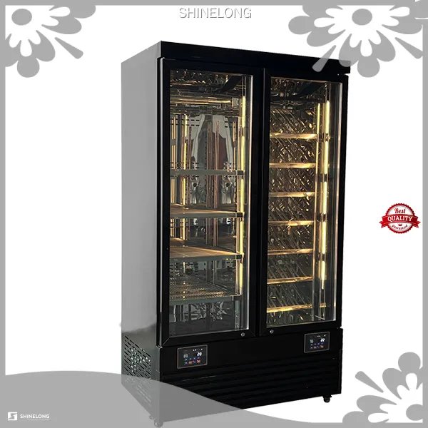 **HJNG-20 Dual Temperature Commercial Cooler for Beef and Wine Storage** 1