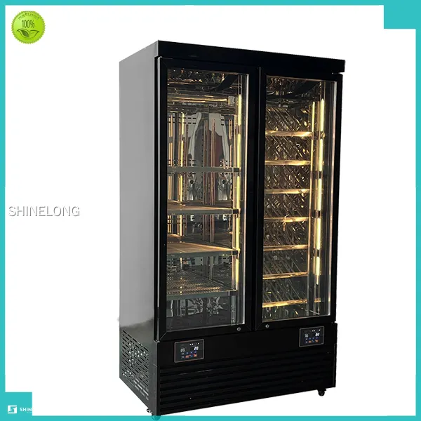 HJNG-20 Dual Temperature Commercial Refrigerator for Beef & Wine 1