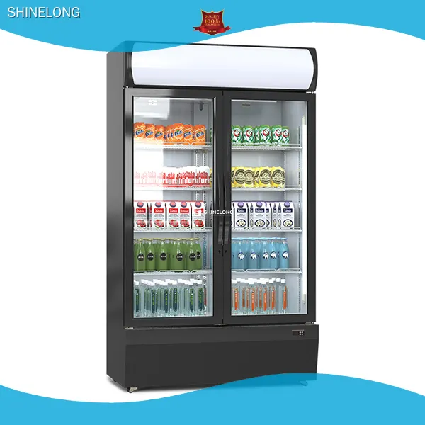 Shinelong Beverage Showcase Cooler - Efficient, Versatile, Space-Saving 1