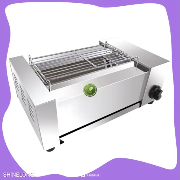 Stainless Steel BBQ Grill: 630x400x250mm, 400x210mm Cooking Area 1