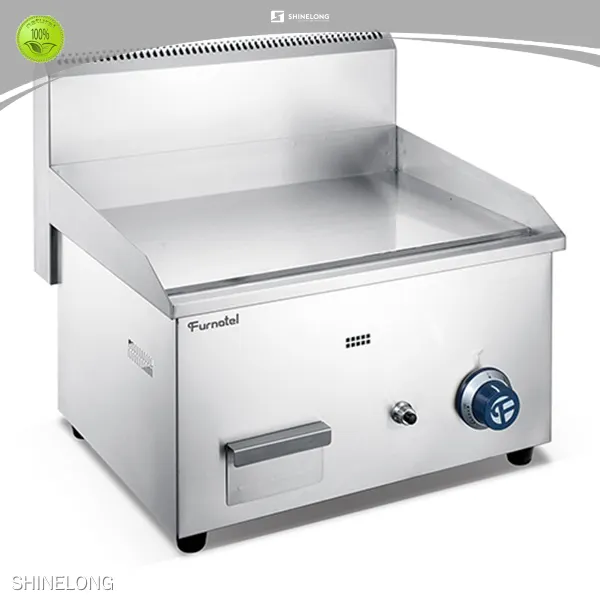 Commercial Kitchen Griddle: 550*500*520mm, 5kW Power, Net Weight 25kg 1