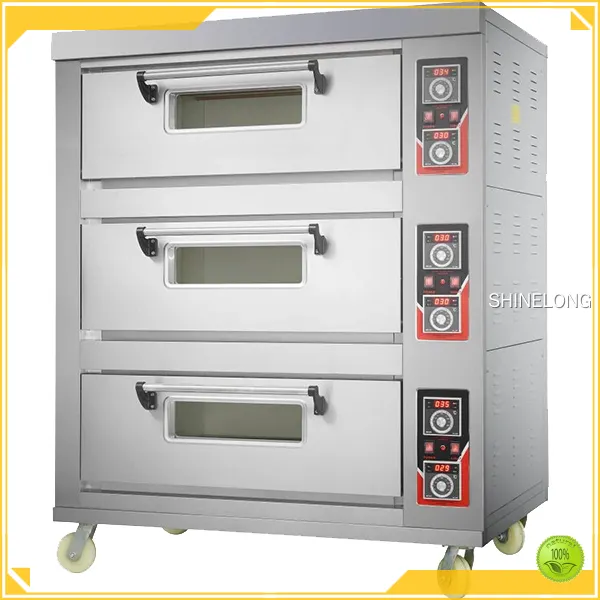 European Style Commercial Deck Oven - Separate Temperature Control, Detachable Layers, Stainless Steel, Optional Stone, IC Control - K1940-3 1