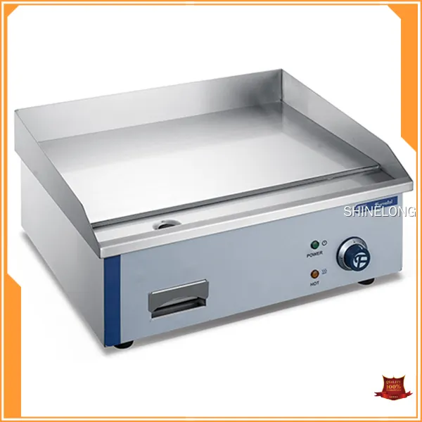 Commercial Griddle Grill - 3kW, 550x450x230mm 1
