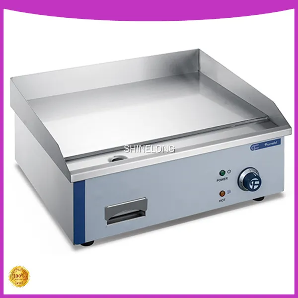 Commercial Table Top Griddle 3kW 220-240V 550x450x230mm 1